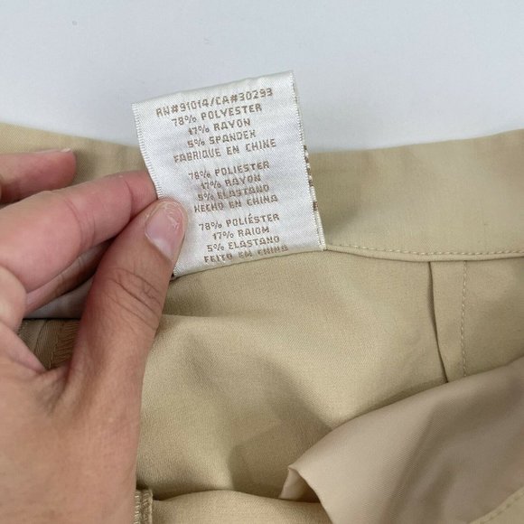 EP Pro Womens Khaki Beige Performance Golf Capri - Picture 6 of 8